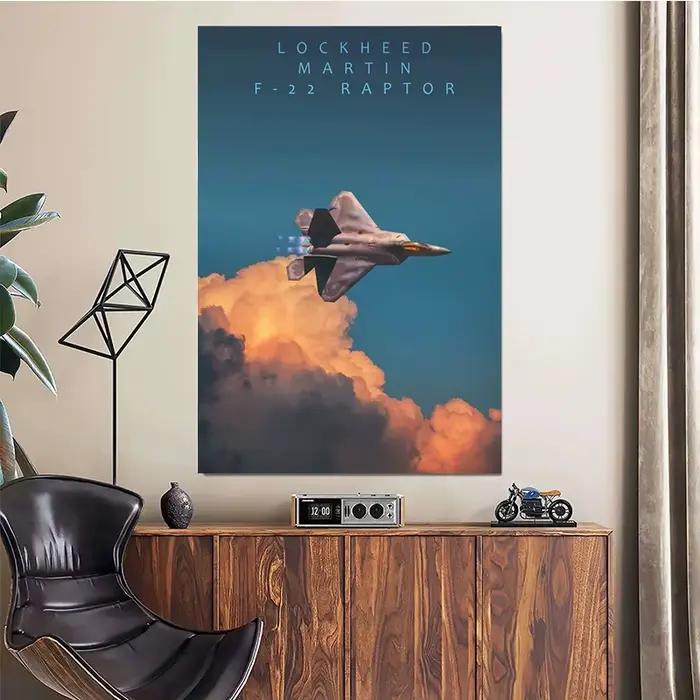 Affiches imprimées sur toile militaire pour la décoration murale de la maison
