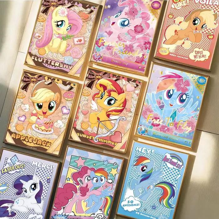 Affiche de dessin animé My L-Little P-Pony rose