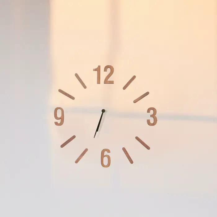 Kit de numéros d'horloge en bois