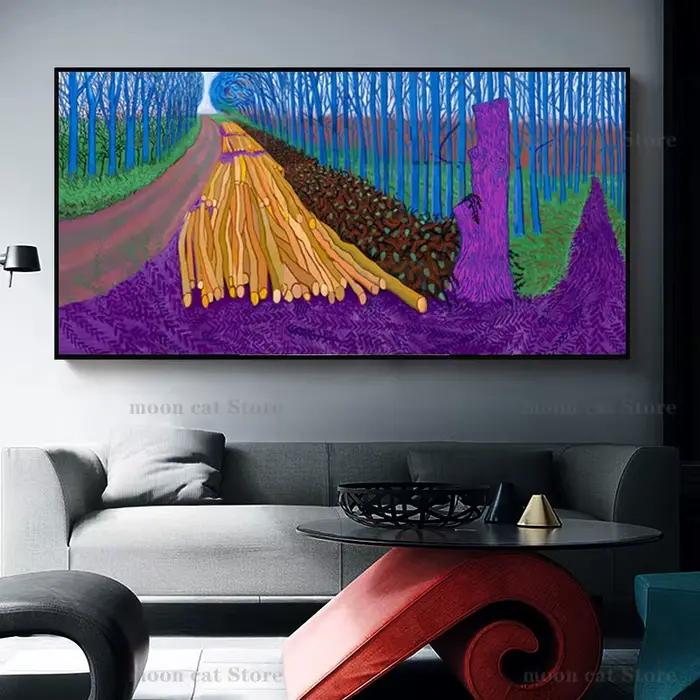 Affiche de FC Hockney avec l'arrivée du printemps
