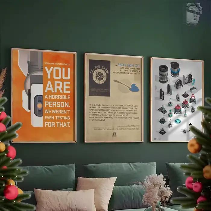 Affiche vidéo portail HD Anime thème de jeu chaud 2 chanteur/OST/film-autocollant étanche décor à la maison