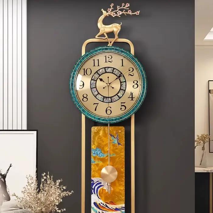 Horloge murale industrielle européenne moderne salon bureau Art