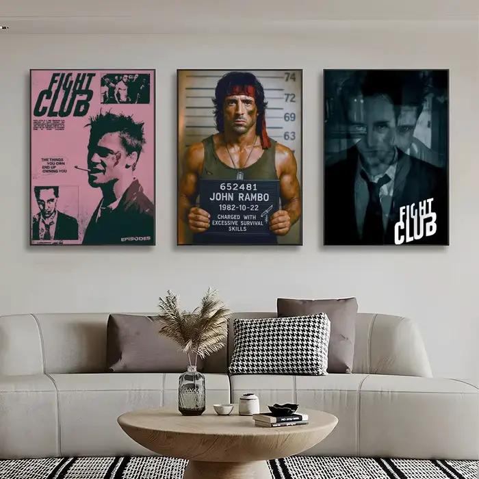 Affiche de film suspensif F-Fight C-Club
