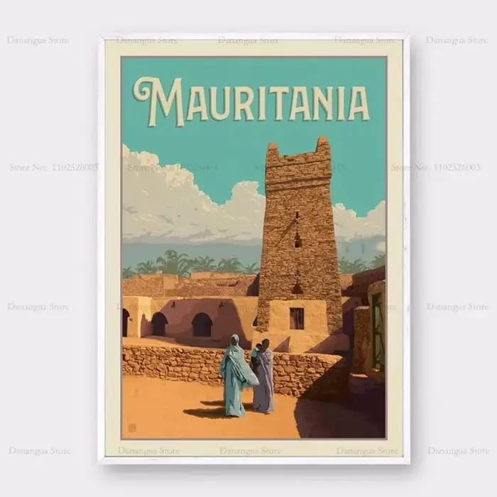 Affiche minimaliste maroc nigérian somalie afrique ville voyage mur Art toile peinture Photo