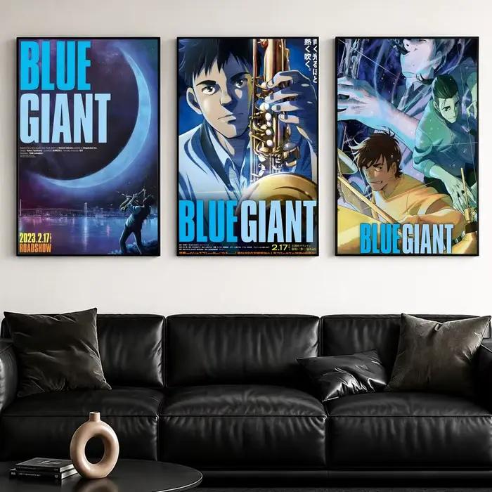 Affiche murale en toile avec peinture et calligraphie