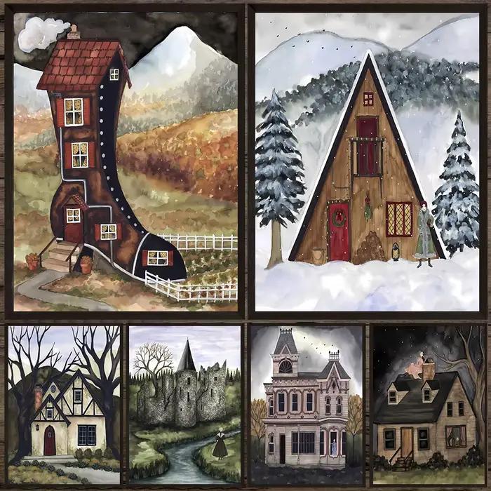 Maisons de pays, châteaux et églises