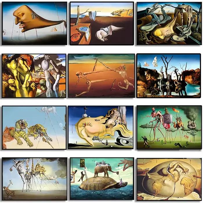 Affiches de chef-d 'œuvre surréalisme de Salvador Dali