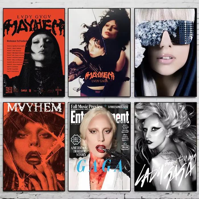 Affiche Singer L-Lady Gaga Mayhem