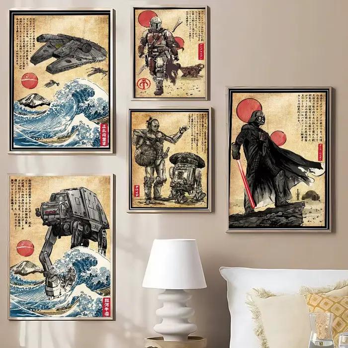 Affiche de Film s-star w-wars en papier blanc