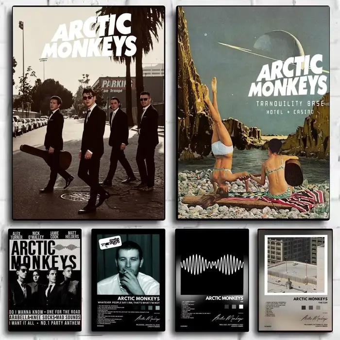 Affiche de groupe de rock A-Arctic Monkeys