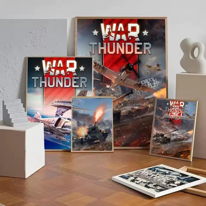 Affiche de jeu classique W-War t-trounder