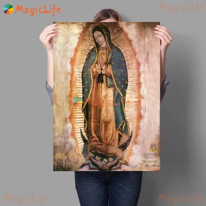 Art Mural du jour de Notre Dame à Guadalupe au mexique