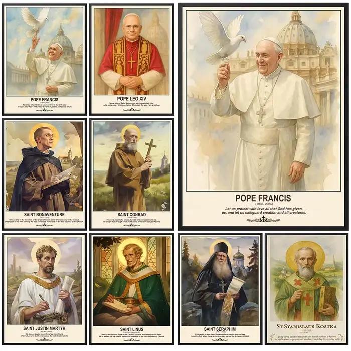 Affiche murale du pape archange