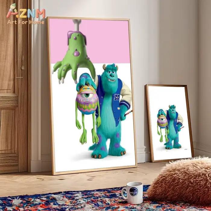 Affiche de dessin animé M-Monsters I-Inc.