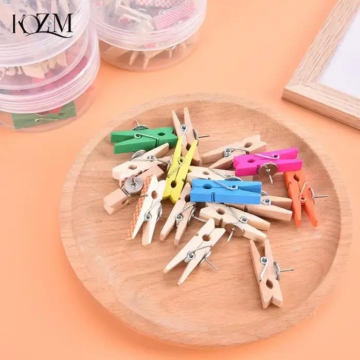 Punaises en bois durable pour classeur décoratif