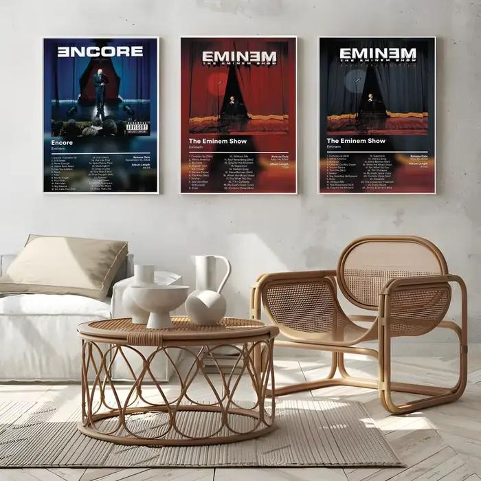 Peinture d'album musical E-Eminem