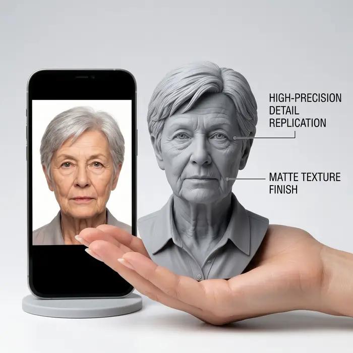 Portrait 3D personnalisé à partir de votre photo