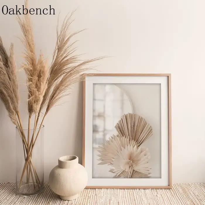 Affiche sur toile de Pampas Beige, peinture de feuilles de roseau, imprimés d'art de fleurs d'herbe séchée, affiches murales nordiques, décoration de salon