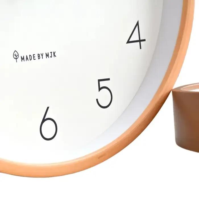 Horloge murale Simple et moderne en bois massif