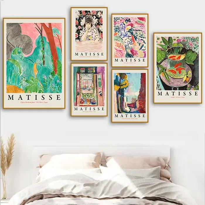 Matisse – affiches et imprimés de paysage abstrait rétro