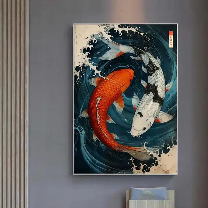 Affiche d'art mural style japonais