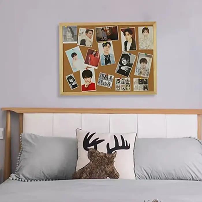 Tableau mural décoratif en liège souple DIY pour photos