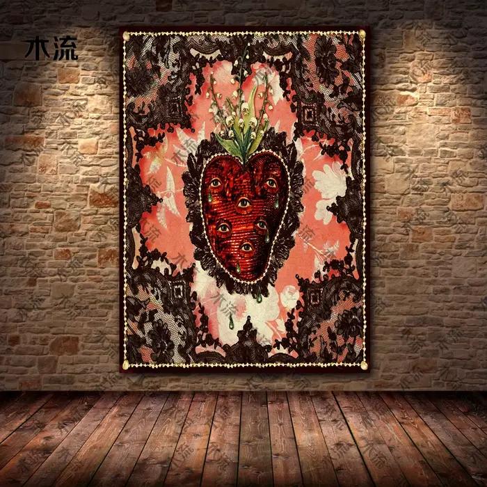 Peinture sur toile d'art mural gothique