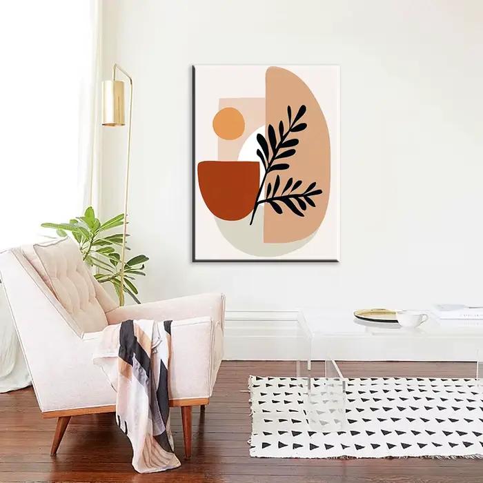 Peinture par numéros de plantes et de fleurs à colorier sur toile