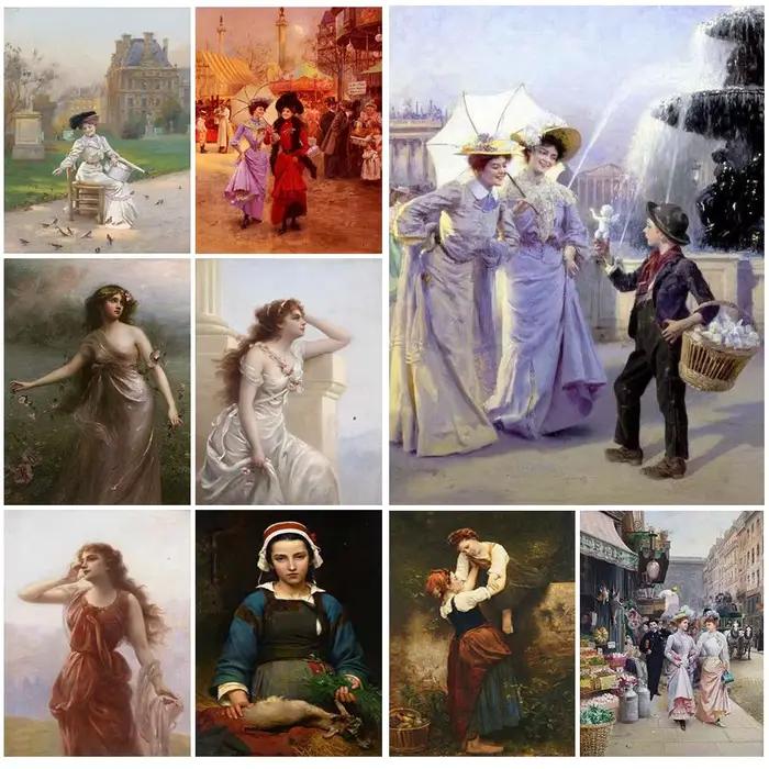 Toile d'art mural avec hérisson de rue parisienne