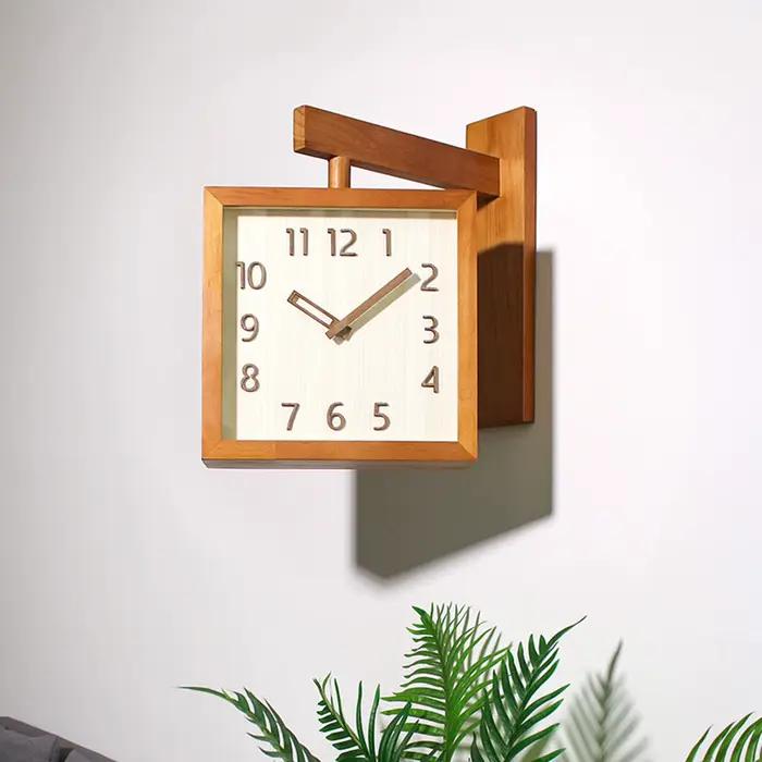 Horloge d'angle Double face
