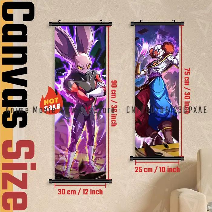 Dragon Ball peinture Anime mur Art HD imprimé affiche Super Saiyan Gogeta toile décoration de la maison rouleaux photo pour salon