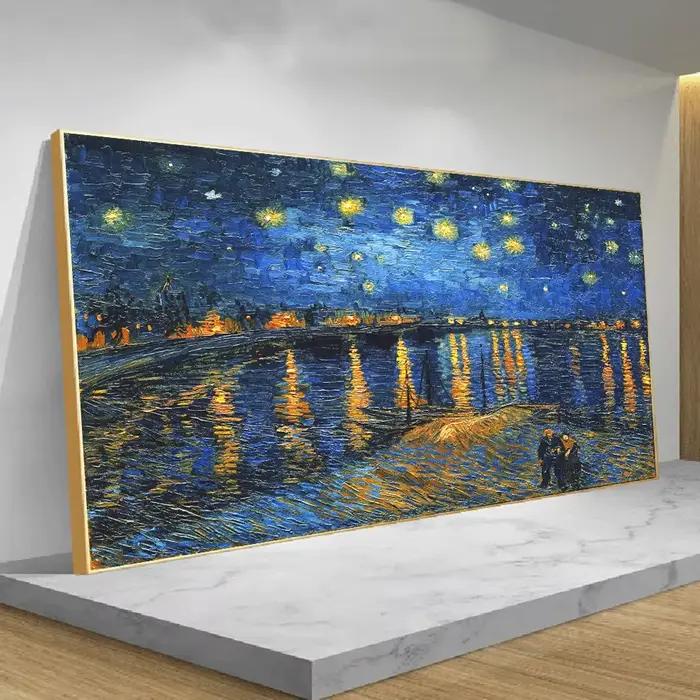 Peinture sur toile de Van Gogh Nuit étoilée