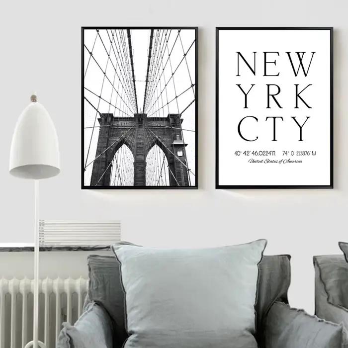 Affiche d'art de la ville de New York