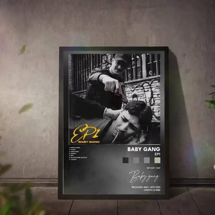 B-baby g-gang affiche Album de musique toile impression mur Art chambre décor mur Art
