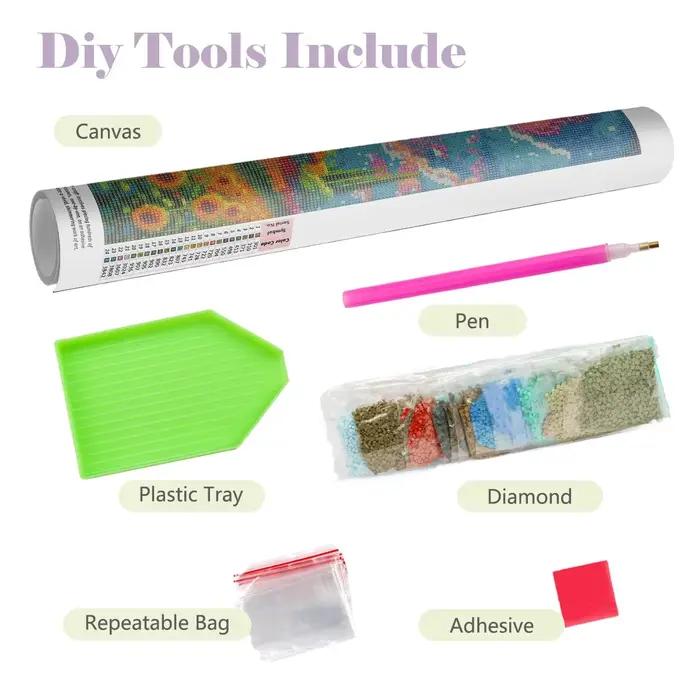 Kit de peinture diamant 5D DIY Frida Kahlo pour décoration murale de la maison