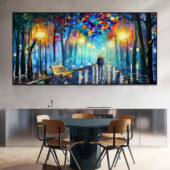 Impressions sur toile abstraites colorées modernes