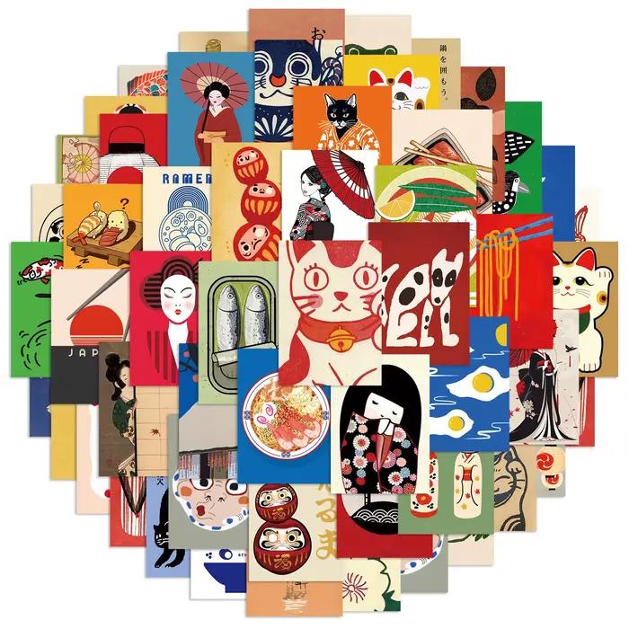 Autocollants d'affiche de Style japonais
