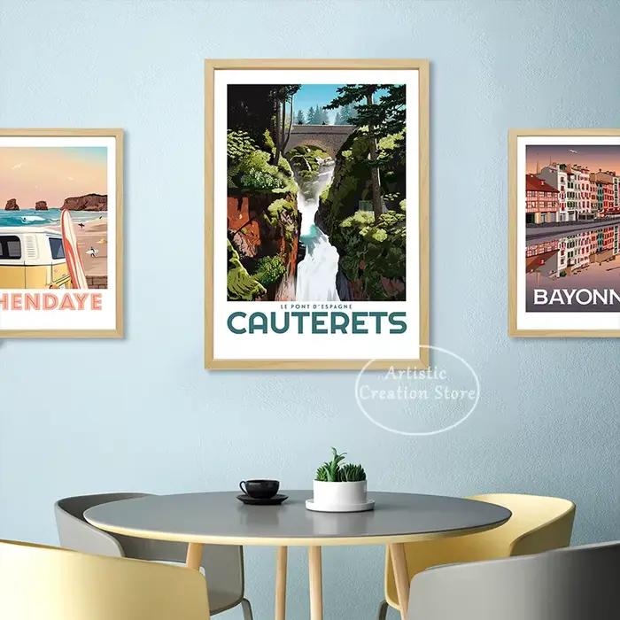 Affiche de Voyage en Signe Urbain Vintage