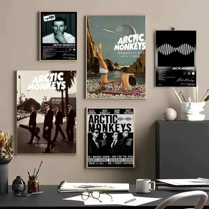 Affiche de groupe de rock A-Arctic Monkeys