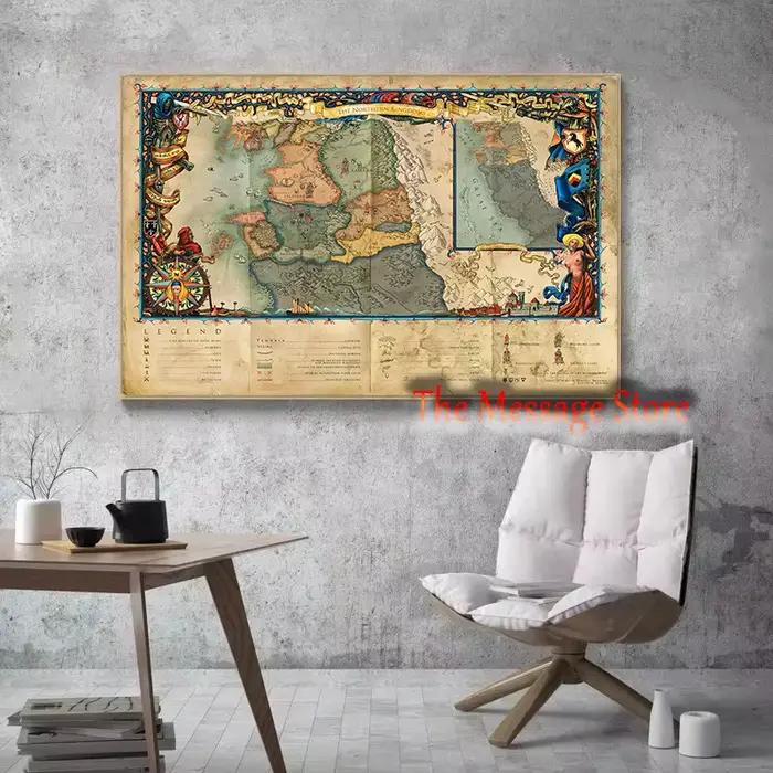Carte du monde Witcher