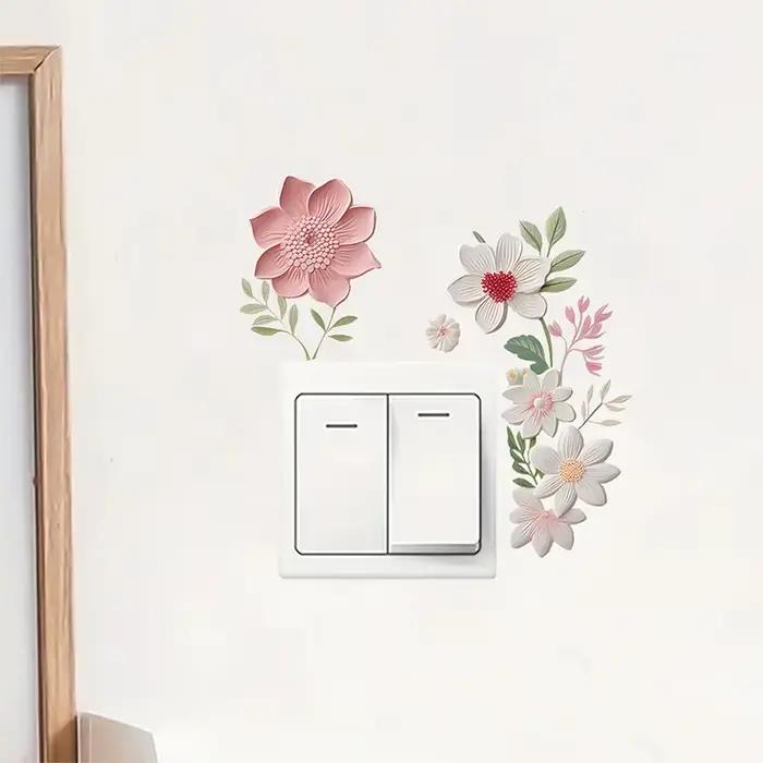 Autocollant mural en PVC amovible et imperméable