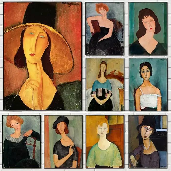 Toile de peinture classique Amedeo Modigliani