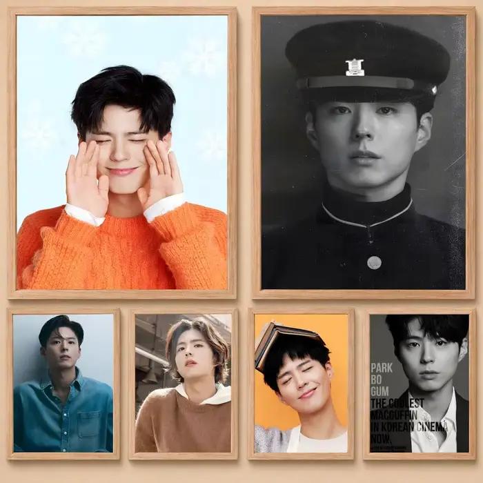 Affiche d'art mural moderne avec image de l'acteur P-Park Bo-gum