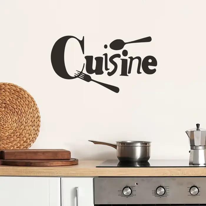 Autocollants muraux de Cuisine avec Slogan anglais