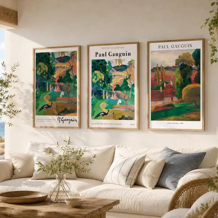 Affiche classique du peintre P-Paul Gauguin