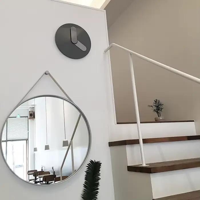 Horloge murale moderne de 12 pouces, pour la maison, dans le salon, fraîche, créative, Unique, Simple, mode, exquise, ronde et muette