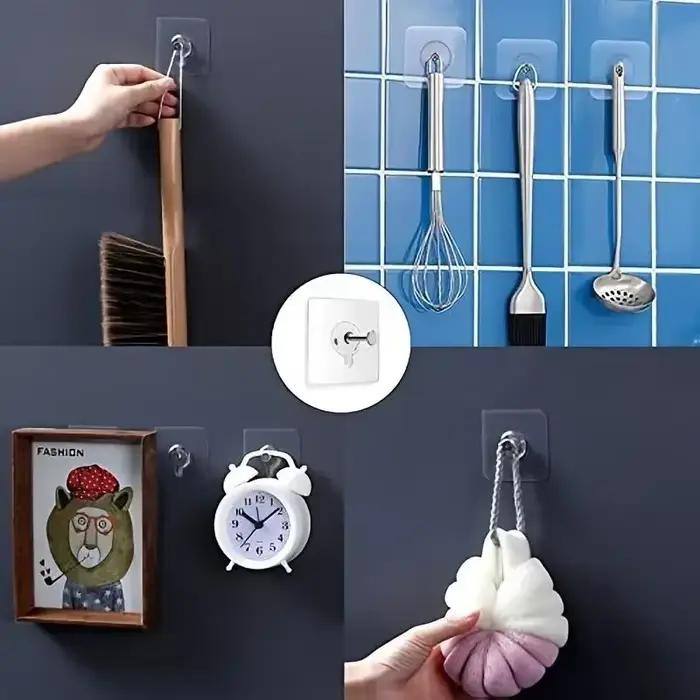 Crochet mural adhésif de bain sans perçage