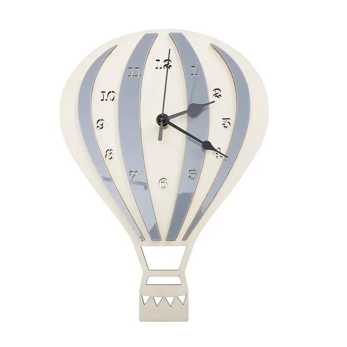 Horloge murale silencieuse à ballon à Air chaud
