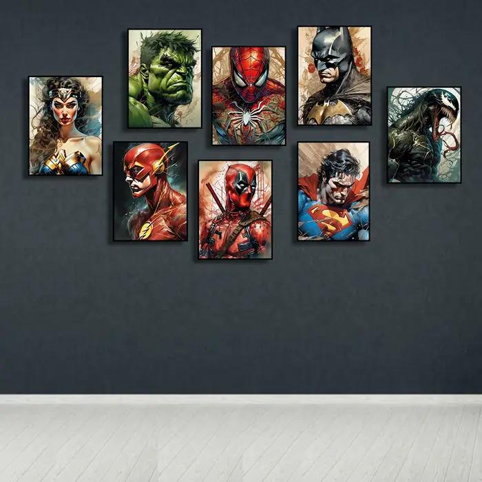 Affiche d'art de film Marvel