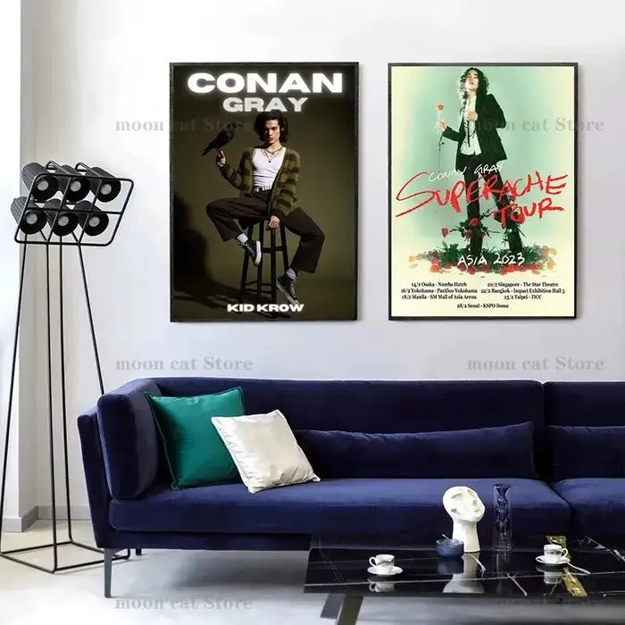 Affiche de chanteur Pop Conan Grays 2022